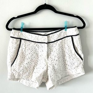 White Floral Shorts - Yoana Baraschi
